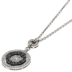 Bvlgari Astrale Cerki Diamond Necklace 18K White Gold Ladies